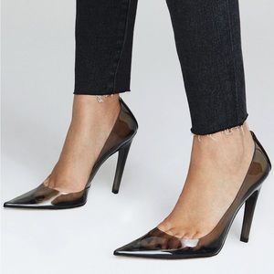 GOOD AMERICAN Cinder-f*cking-rella Pumps - Light Smoke